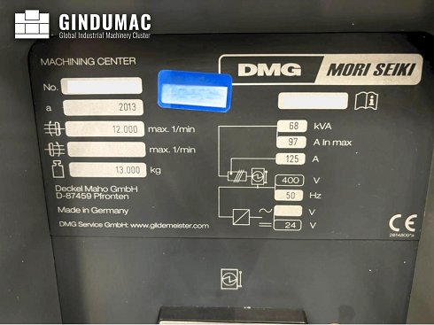 Centro de mecanizado vertical usado DMG DMU 80 P Duoblock - 2013 - venta | gindumac.com