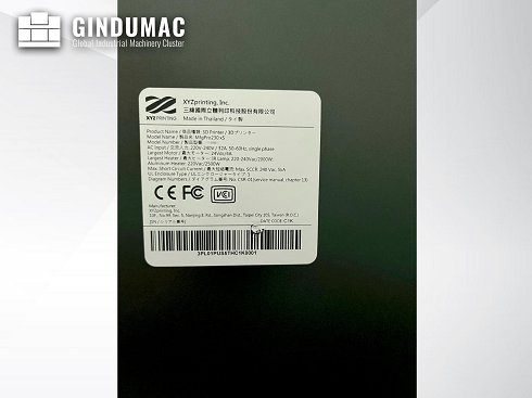 Impresora 3D Usada XYZ MfgPro230 xS - 2022 - venta | gindumac.com