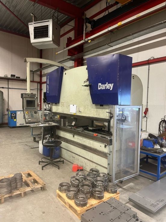 Pressbrake DARLEY - EHP-LS 80/25 MACH-ID 8711 Make: DARLEY Type: EHP-LS 80/25 Control: Delem DA-66W