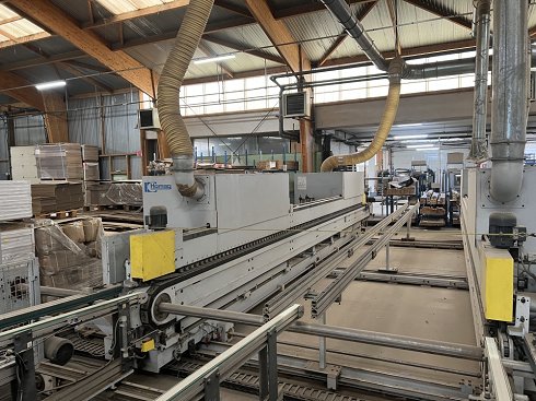 HOMAG double tenoner and sorting line (quality control) - C2893.4