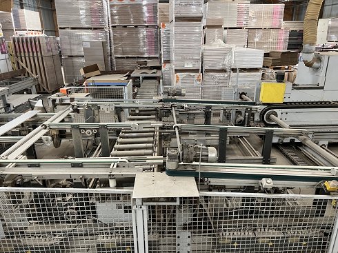 HOMAG double tenoner and sorting line (quality control) - C2893.4