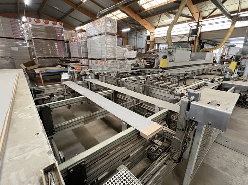 HOMAG double tenoner and sorting line (quality control) - C2893.4