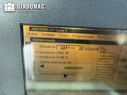 Used Máquina de erosión AGIE AGIECUT CLASSIC - 2000 - for sale | gindumac.com