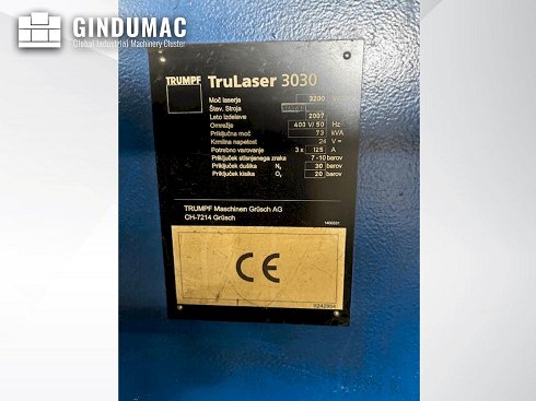 &#x27a4; Usado Trumpf Trulaser 3030 - 2007 - Máquina de corte por láser para la venta | gindumac.com