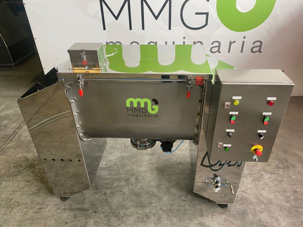 Mezcladora horizontal de bandas 500l a/inox nueva