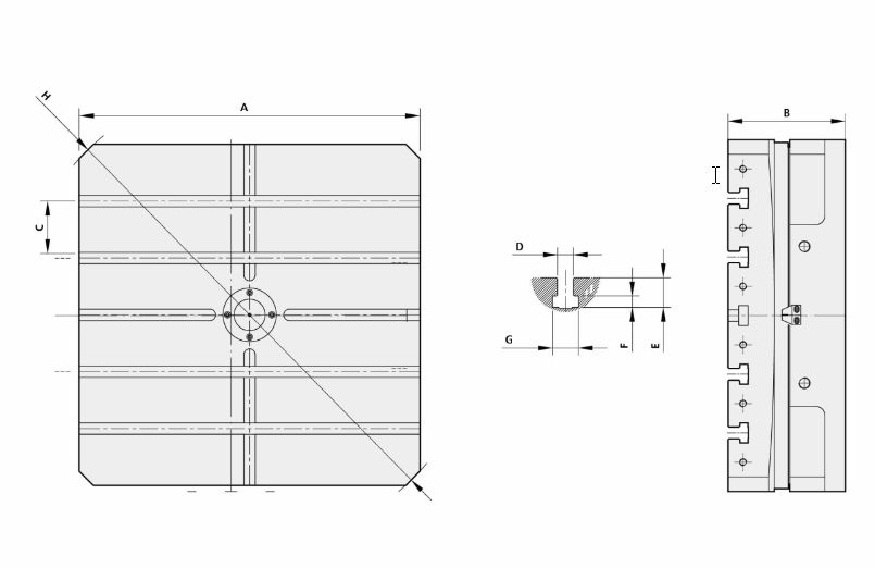 Rotary table GANRO Taiwan - GCT 1201 72D