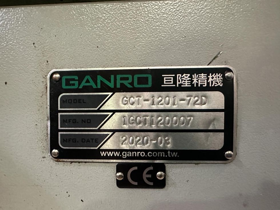 Rotary table GANRO Taiwan - GCT 1201 72D
