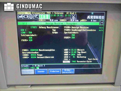 Venta de Arburg Allrounder 420 C 1300-350 - 1998 - Máquina de moldeo por inyección usada | gindumac.com