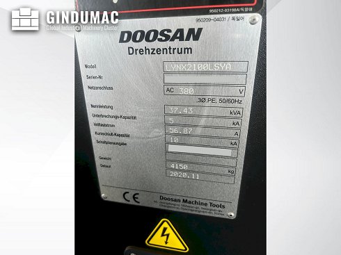 Venta de DOOSAN Lynx 2100LSYA - 2020 - Torno usado | gindumac.com