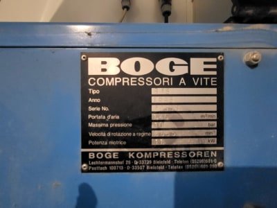 Compresor de tornillo BOGE KOMNINO S15