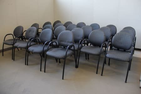 1 batch of upholstered chairs (22 units)