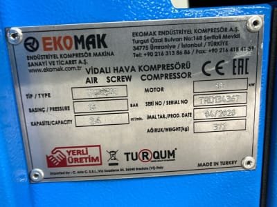 Compresor de tornillo EKOMAK DMD250C