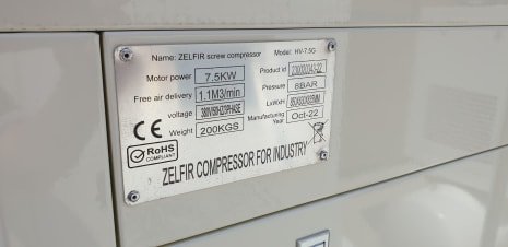 ZELFIR HV-7.5G Silenced Compressor