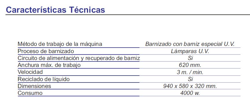 Barnizadora ds-620