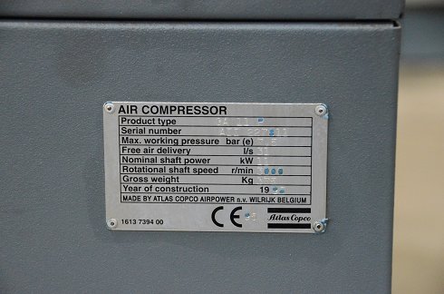Compresor ATLAS COPCO GA11P #4570