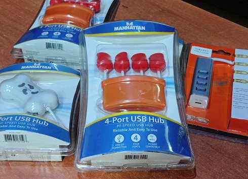 Lote de 5 Unidades 4-Port USB HUB (Stock Nuevo)