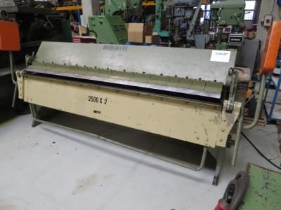 BRONSWERK 2500 x 2,0 folding machine
