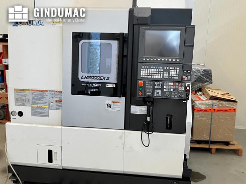 &#x27a4; Usado OKUMA LB2000 EXII MYC - Torno Para la venta | gindumac.com