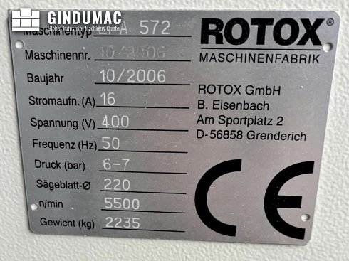 &#x27a4; Rotox EPA 572 usado - 2006 - Venta | gindumac.com