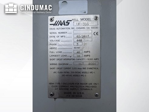 &#x27a4; Venta de centro vertical HAAS VF3 SS usado | gindumac.com