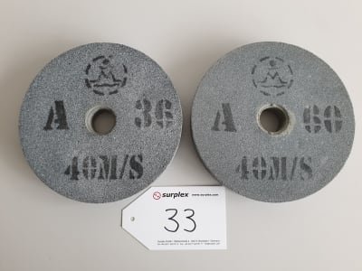 WEISS K36/80 grinding stones (6x)