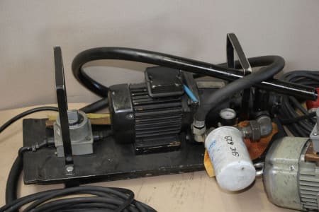 Hydraulic pump +electric motor