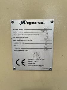 INGERSOL-RAND Compresor de tornillo ML 45
