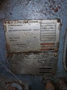 Compresor de pistón ATLAS COPCO