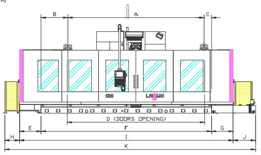 Bed type milling machine Lagun Goratu - GBM CM5