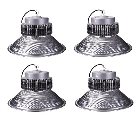 Lote de 4 Campanas LED 100W para Iluminacion Industrial (Nuevas)