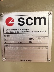 Centro de mecanizado CNC (madera) SCM MULTIFLEX
