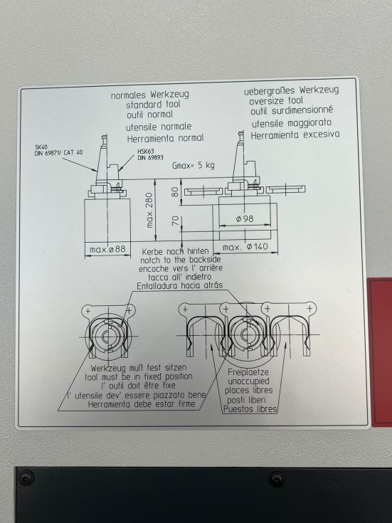 5-axis CNC machine (VMC) STAMA - MC 331 S