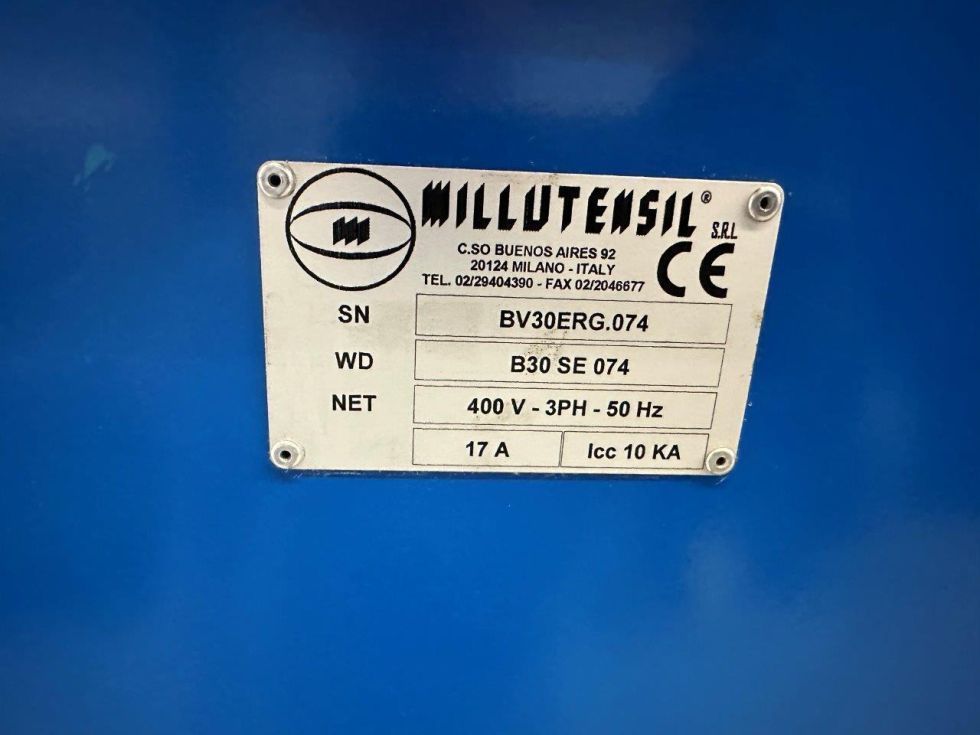 Hydraulic press Millutensil - BV 30 Blue Line