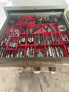 HOFFMANN Workshop tool cabinet with contents