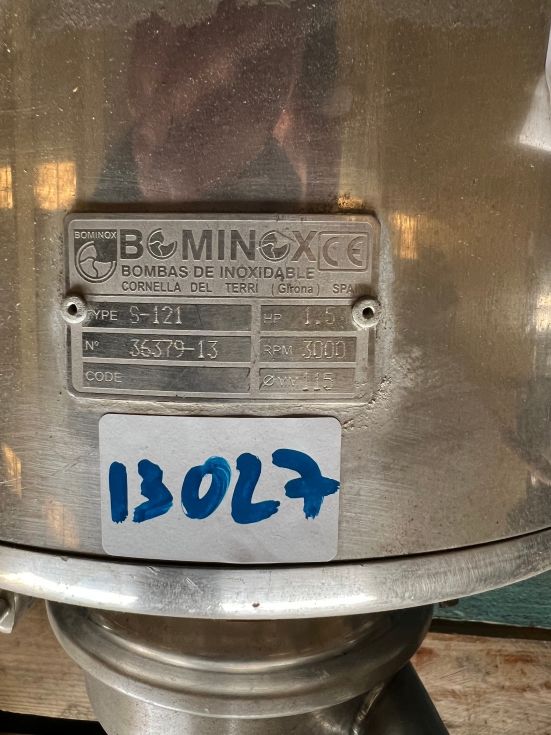 Bomba centrifuga bominox s-121 1,1 kw acero inoxidable