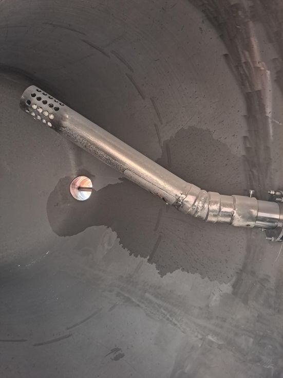 Secador inclinado 1.000 litros con bomba de vacio, bomba de aceite termico, filtro de mangas y calde