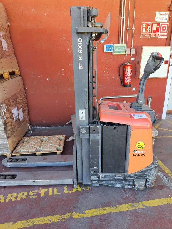 Carretilla electrica miretti spe 160 l ex atex 2000 kilos