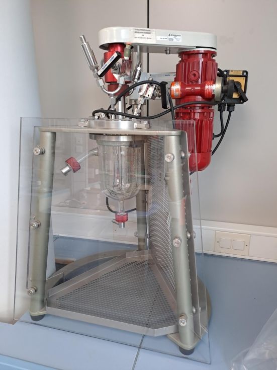 Hidrogenador buchi de laboratorio