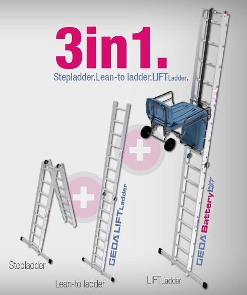 Elevador GEDA Battery Ladder LIFT (Sin uso)