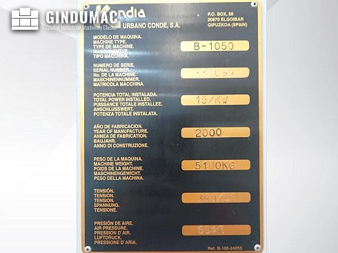 &#x27a4; KONDIA B-1050 Usado En venta | gindumac.com