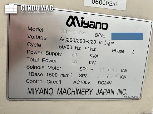 &#x27a4; Venta de Miyano ABX-51TH2 usados | gindumac.com