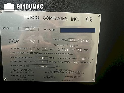 &#x27a4; Venta de Hurco VMX30i usados | gindumac.com