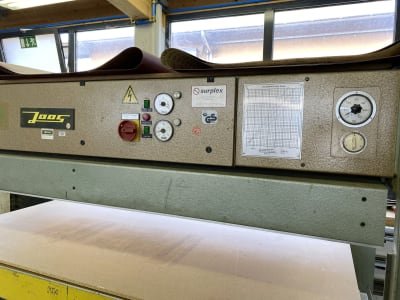 JOOS HP 80 Veneer press with gold anodizing plates