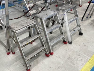 Lote Escaleras de aluminio (4 uds.)