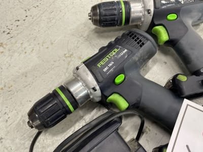 FESTOOL DRC 18/4 Quadrive Lote Taladros de impacto inalámbricos (3 uds.)