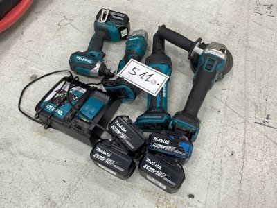 MAKITA Lote Herramientas sin cable (4 uds.)