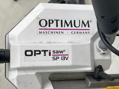 Sierra de cinta horizontal para metal OPTIMUM MACHINEN SP 13V