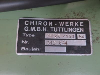 CHIRON VA 185/100 Piston compressor