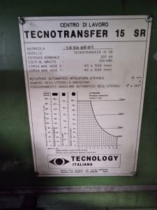 Punzonadora TECNOLOGY ITALIANA TECNOTRANSFER 15 SR