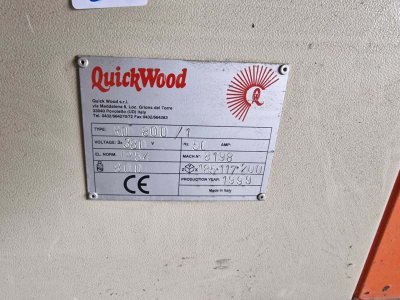 QUICKWOOD RO 800/1 Cepilladora de cinta